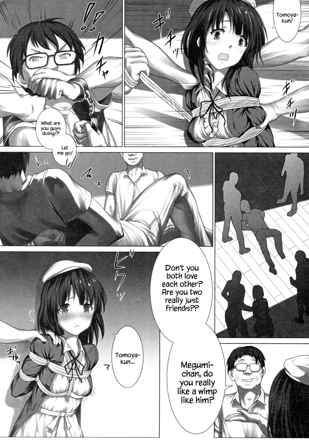 Gay Cumshot Megumin no Kyousei Shotaiken - Saenai heroine no sodatekata Dirty - Page 7