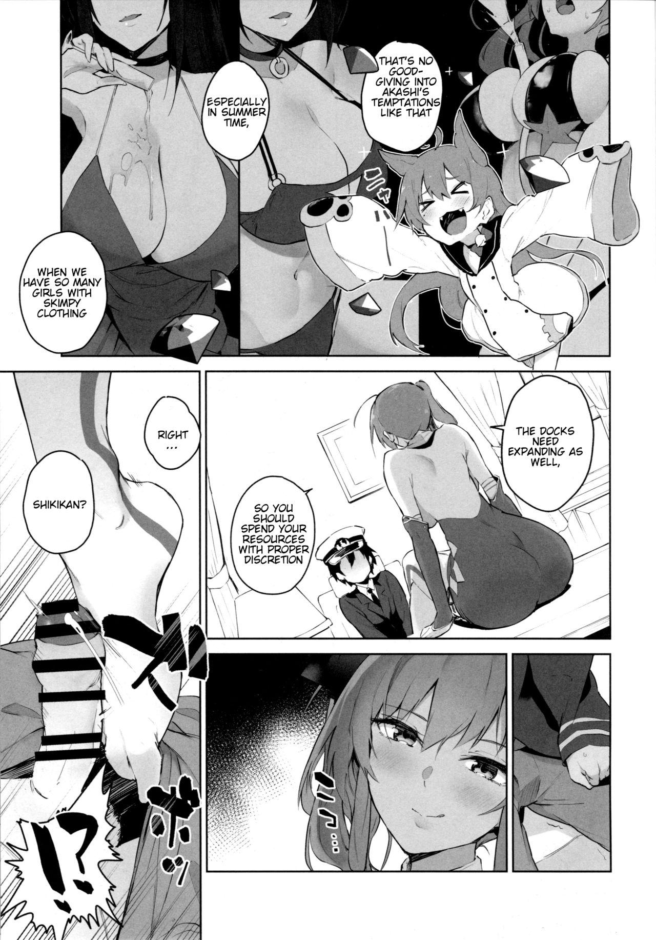 Hot Girl Pussy Ai wa Ai yori Aoi? - Azur lane Exgf - Page 4