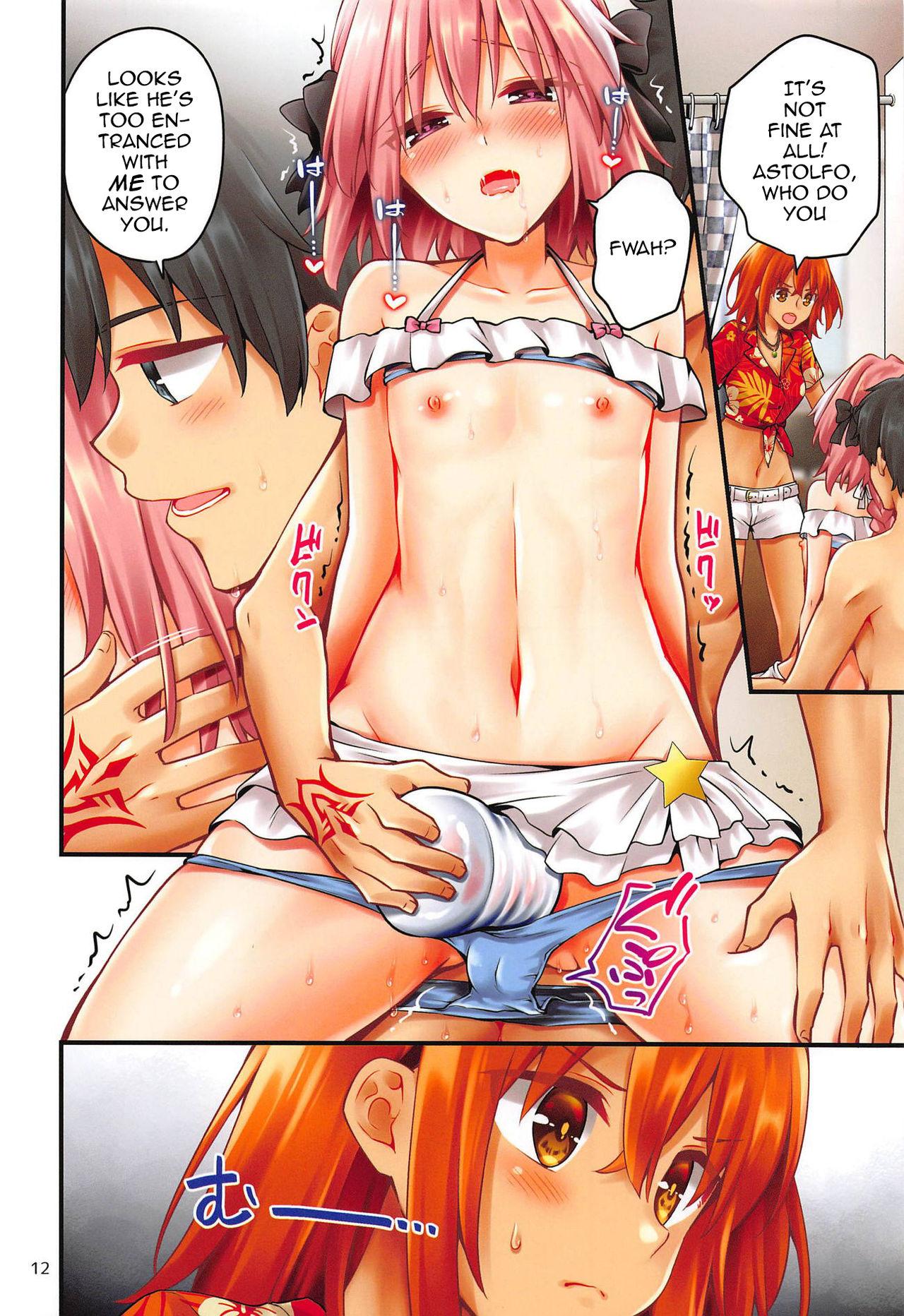 Celebrity Sex Scene Astolfo-kun ga Gudas ni Ecchi na Koto Sarechau Hon - Fate grand order Awesome - Page 11