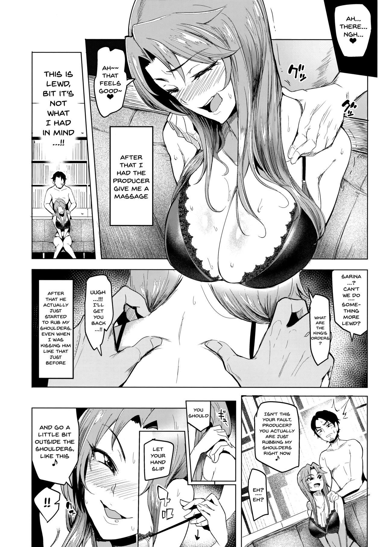 Cam Sex vs. Sarina - The idolmaster Que - Page 11