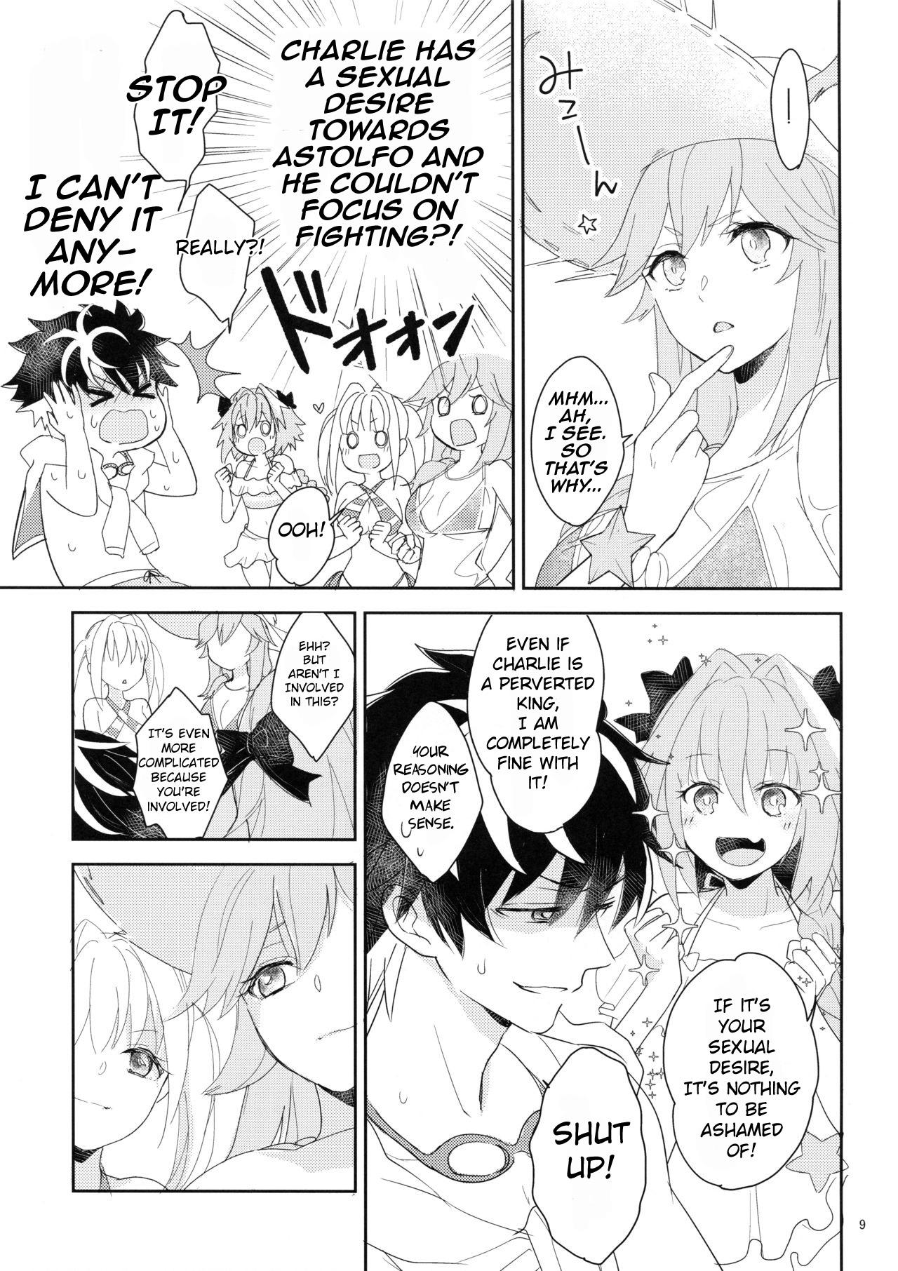 No Condom Kirafuri Swimsuit - Fate extra Latex - Page 8