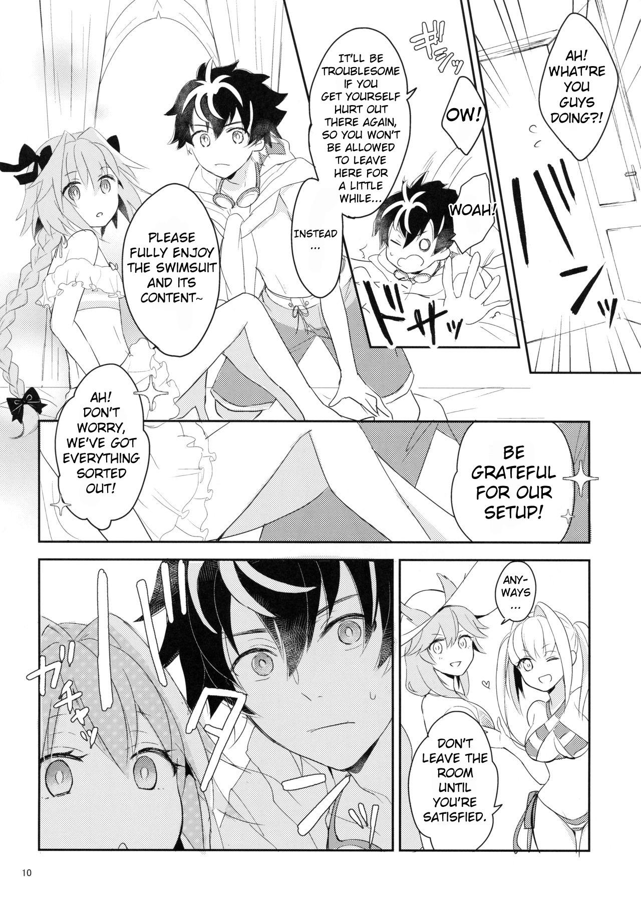 Mojada Kirafuri Swimsuit - Fate extra Uncensored - Page 9