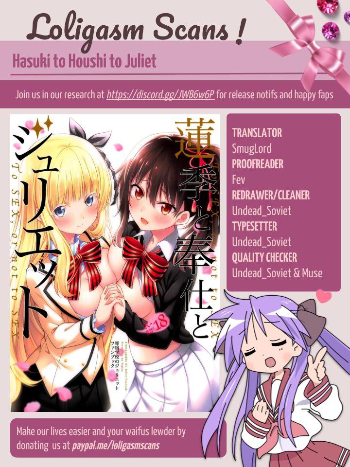 Hidden Camera Hasuki to Houshi to Juliet | Hasuki, Service and Juliet - Kishuku gakkou no juliet Gay Orgy - Page 23