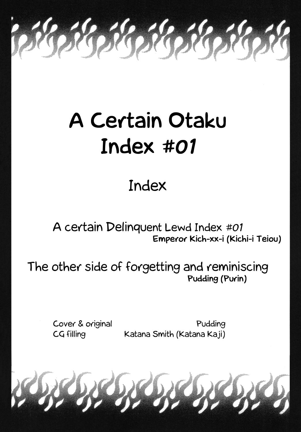 Toaru Otaku no Index #1 | A Certain Otaku Index #1 3