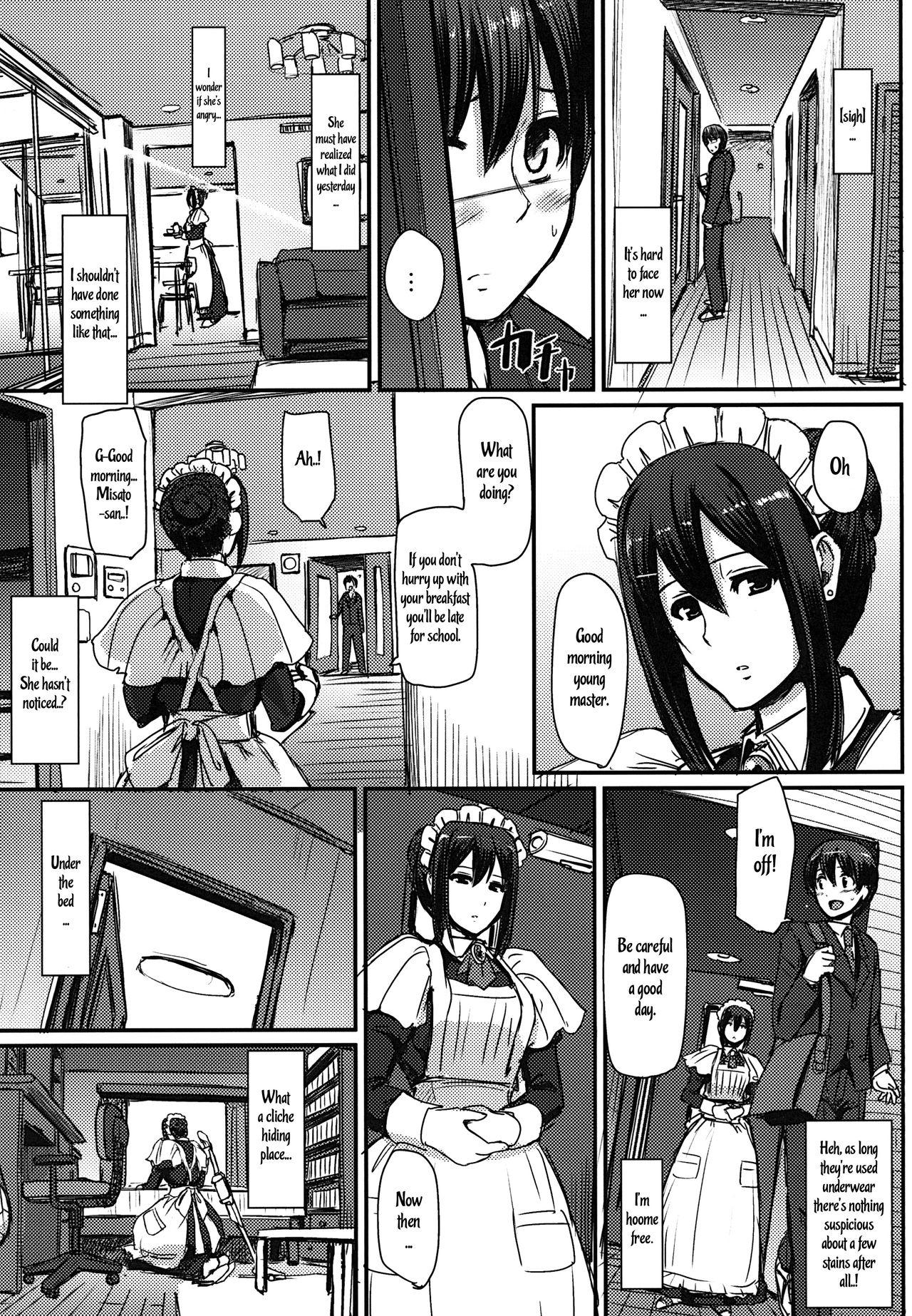 Gaping Maid no Oshigoto. | Maid's Work. - Original Cum Eating - Page 12