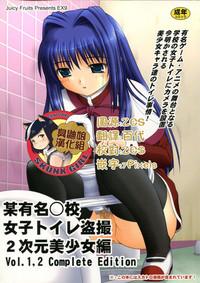Bou Yuumei Koukou Joshi Toilet Tousatsu 2-jigen Bishoujo Hen Vol. 1, 2 Complete Edition 1