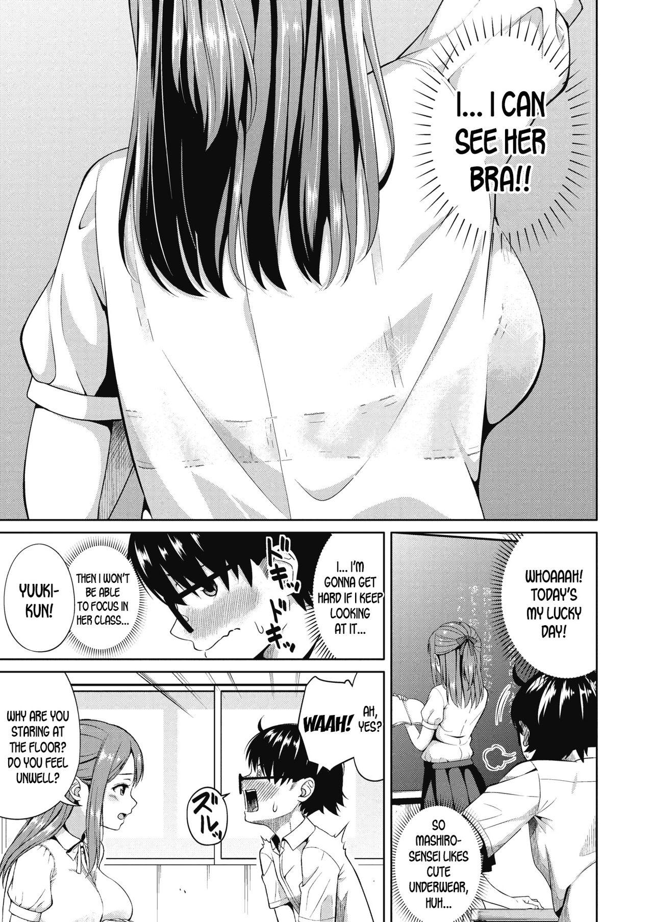Daddy Yasashii Sensei | The Kind Sensei Eating Pussy - Page 3