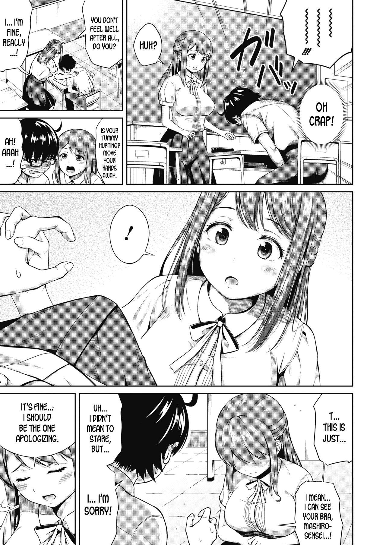 Daddy Yasashii Sensei | The Kind Sensei Eating Pussy - Page 5