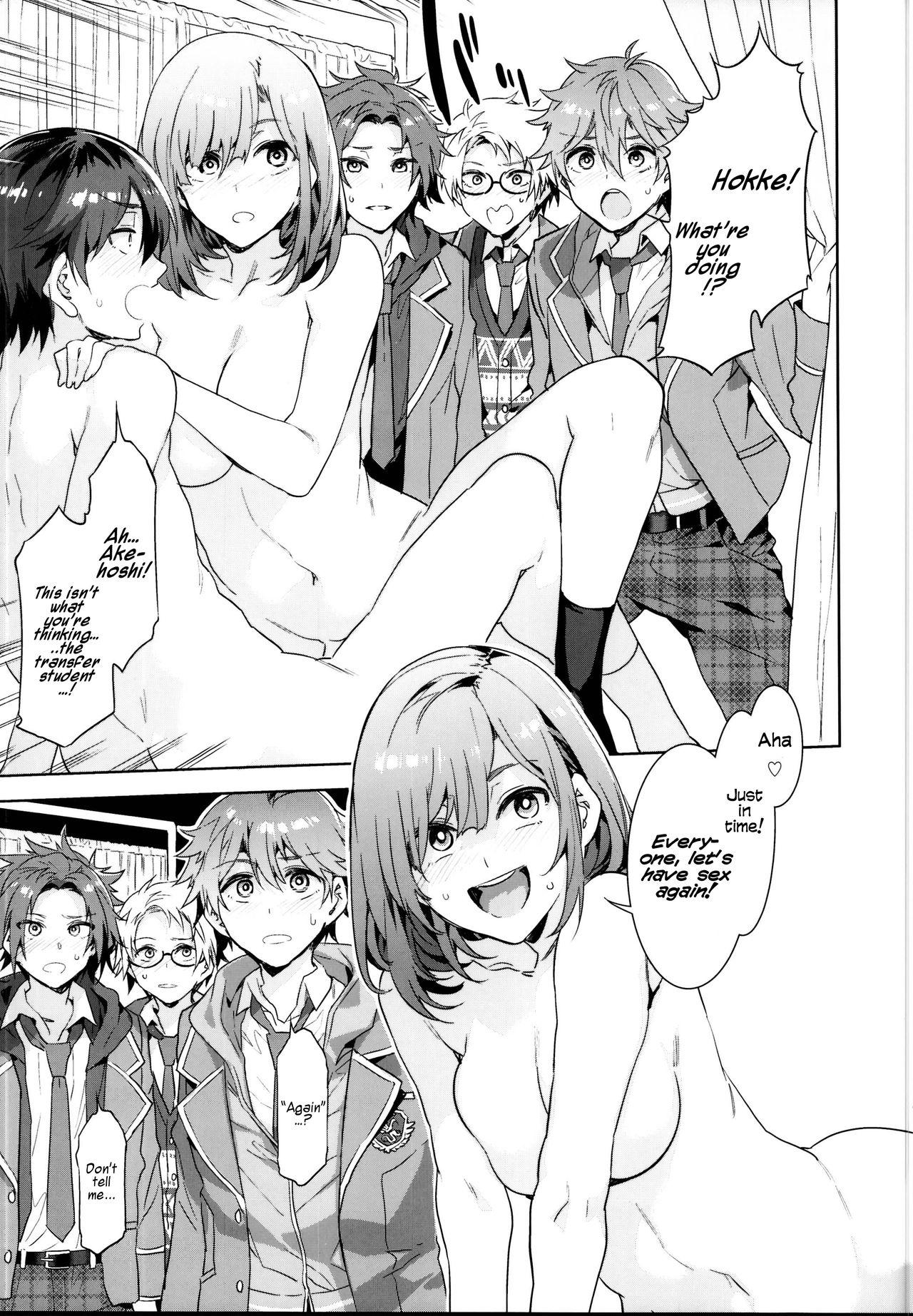 Onlyfans Yumenosaki Gakuin no Tenkousei-chan ga Idol no Tamago o Kuiarashiteru tte Hontou desu ka!? - Ensemble stars Chicks - Page 9