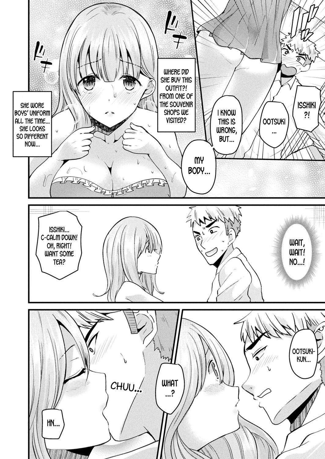 Old Nyotaika Shite Shuugaku Ryokou de Koi o Suru | Turn into a girl and fall in love during a field trip Massage Sex - Page 10