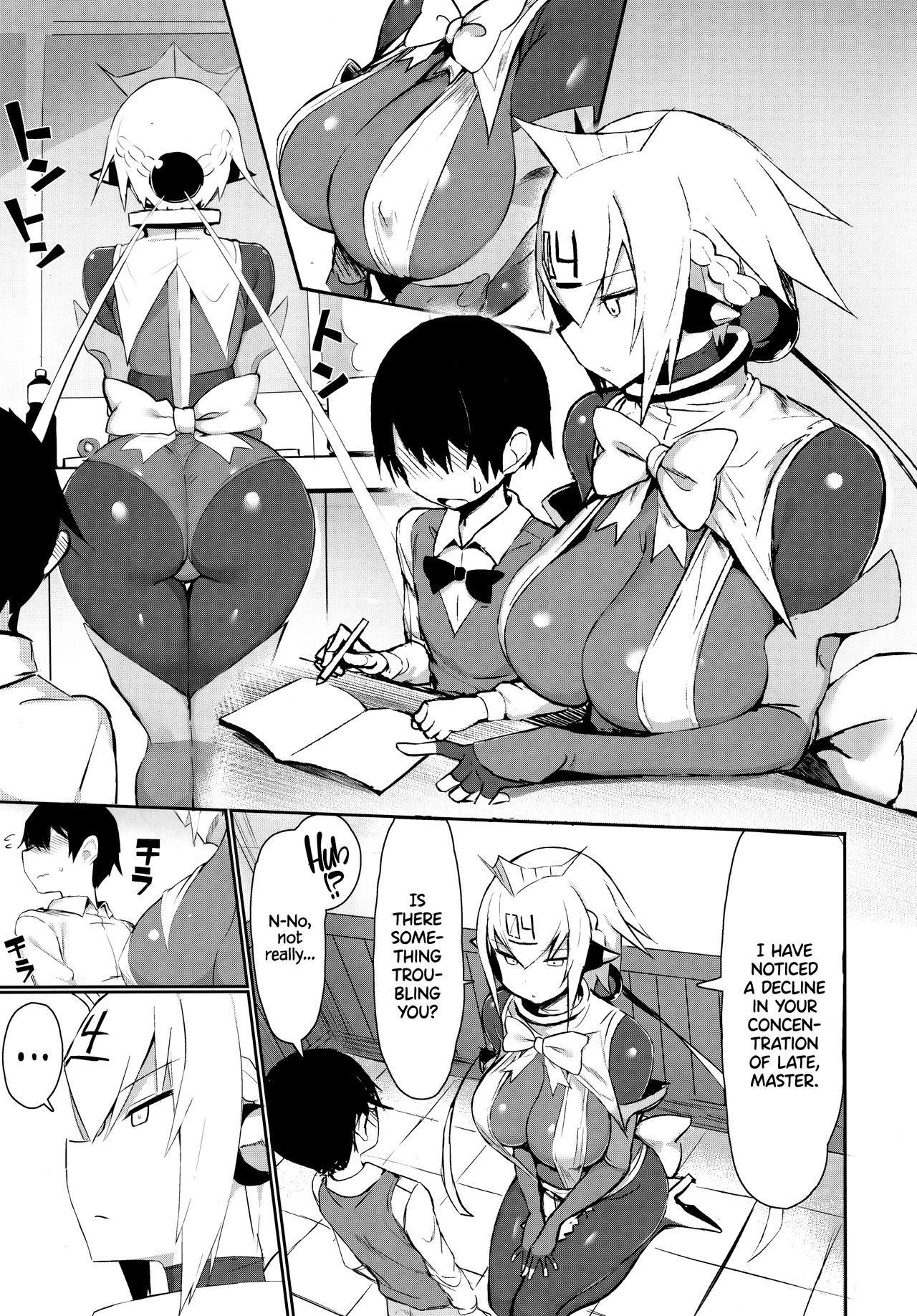 Beard (C96) [MOSQUITONE. (Great Mosu)] OneShota Sakusei Bomber Maid | Onee shota Huge-Titted Cum-draining Bomber Maid (Bomber Girl) [English] =TLL + mrwayne= - Bomber girl Asstomouth - Page 4