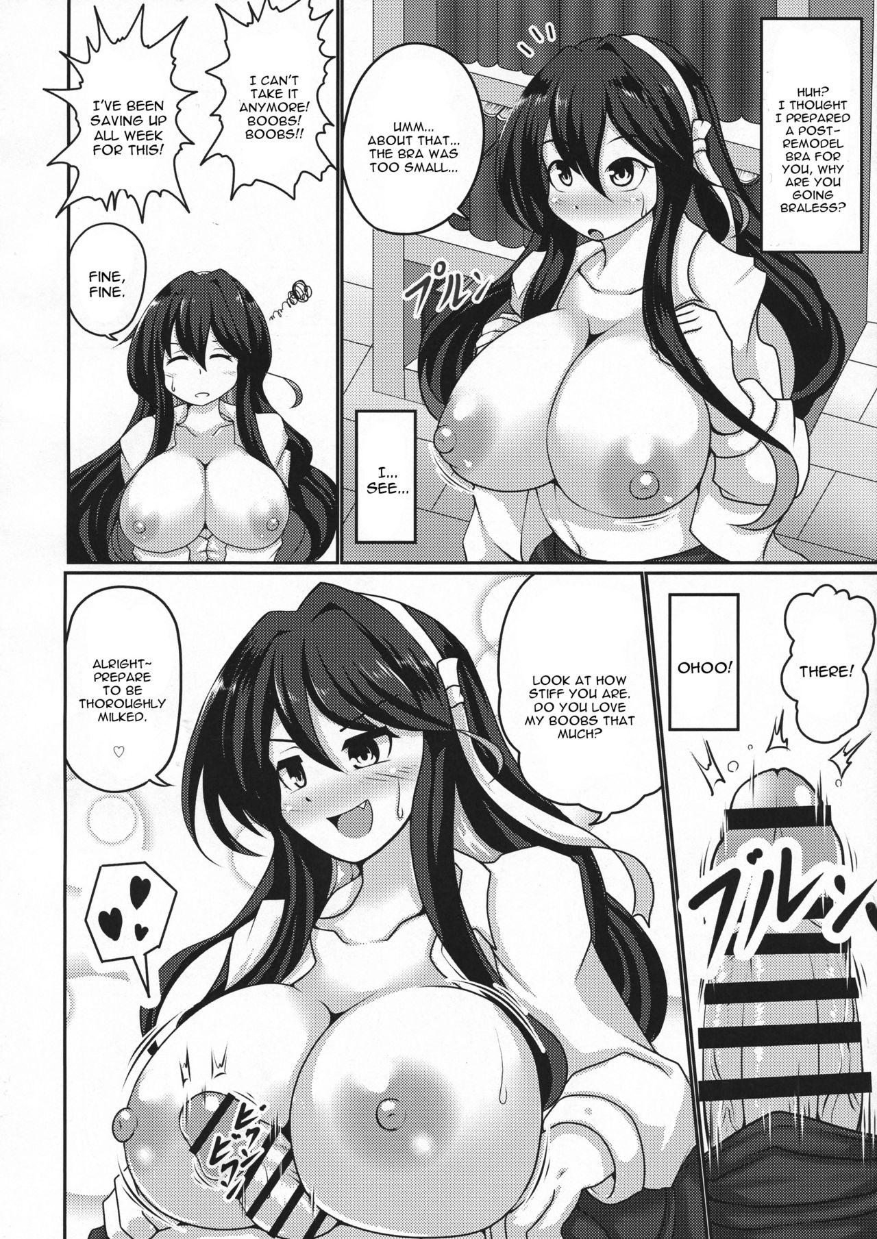 White Girl Naganami Milk Kai Ni - Kantai collection Stepdaughter - Page 8