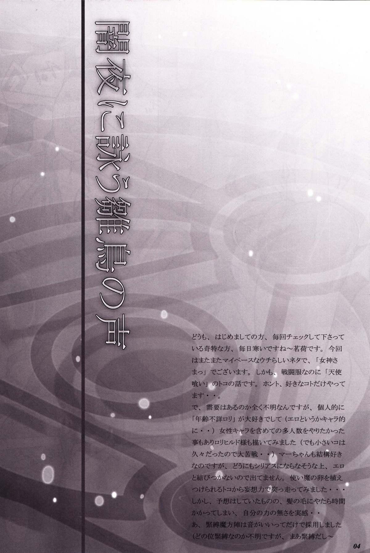 Gritona Yamiyo ni Utau Hinadori no Koe - Ah my goddess Gay Public - Page 3