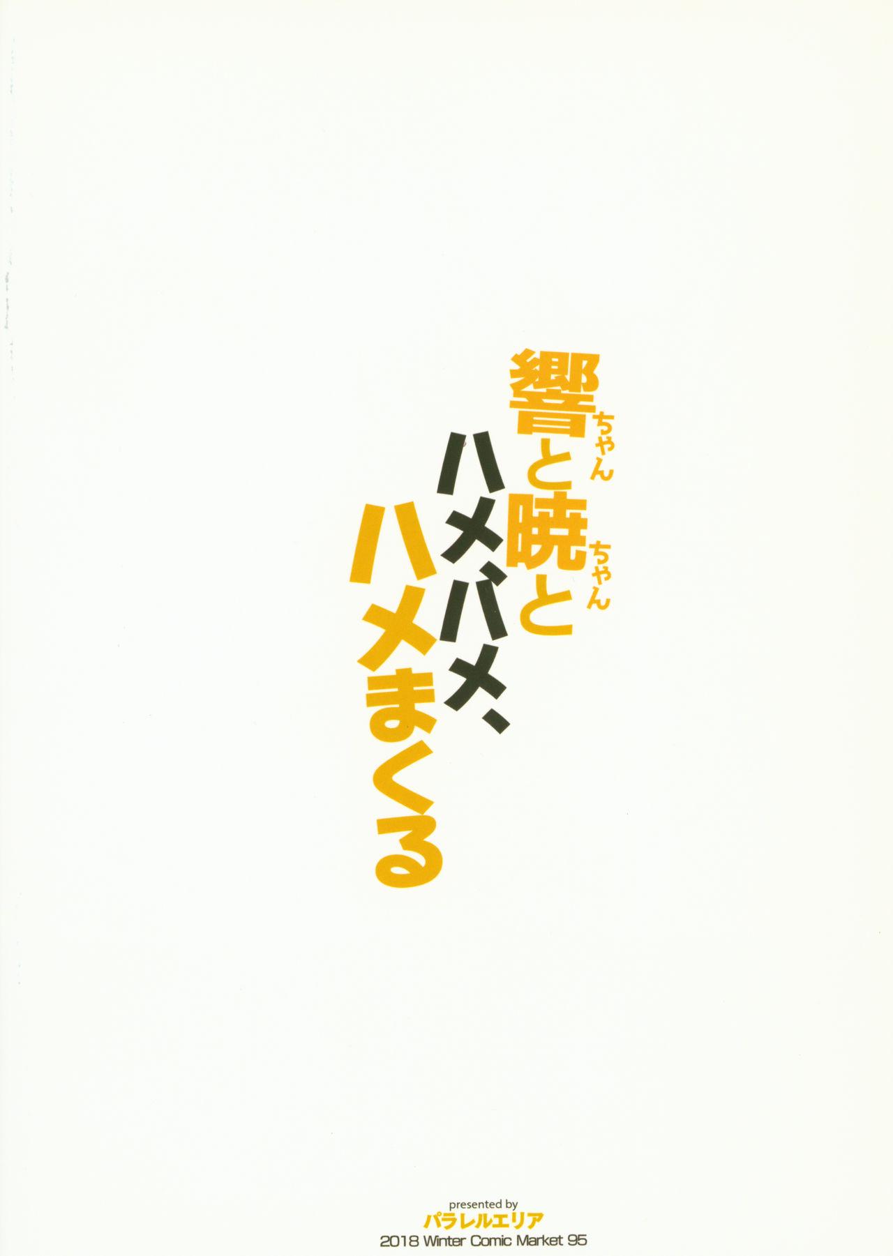 (C95) [Parallel Area (Kure)] Hibiki-chan to Akatsuki-chan to Hame, Hame, Hamemakuru (Kantai Collection -KanColle-) [Chinese] [绅士仓库汉化] 18