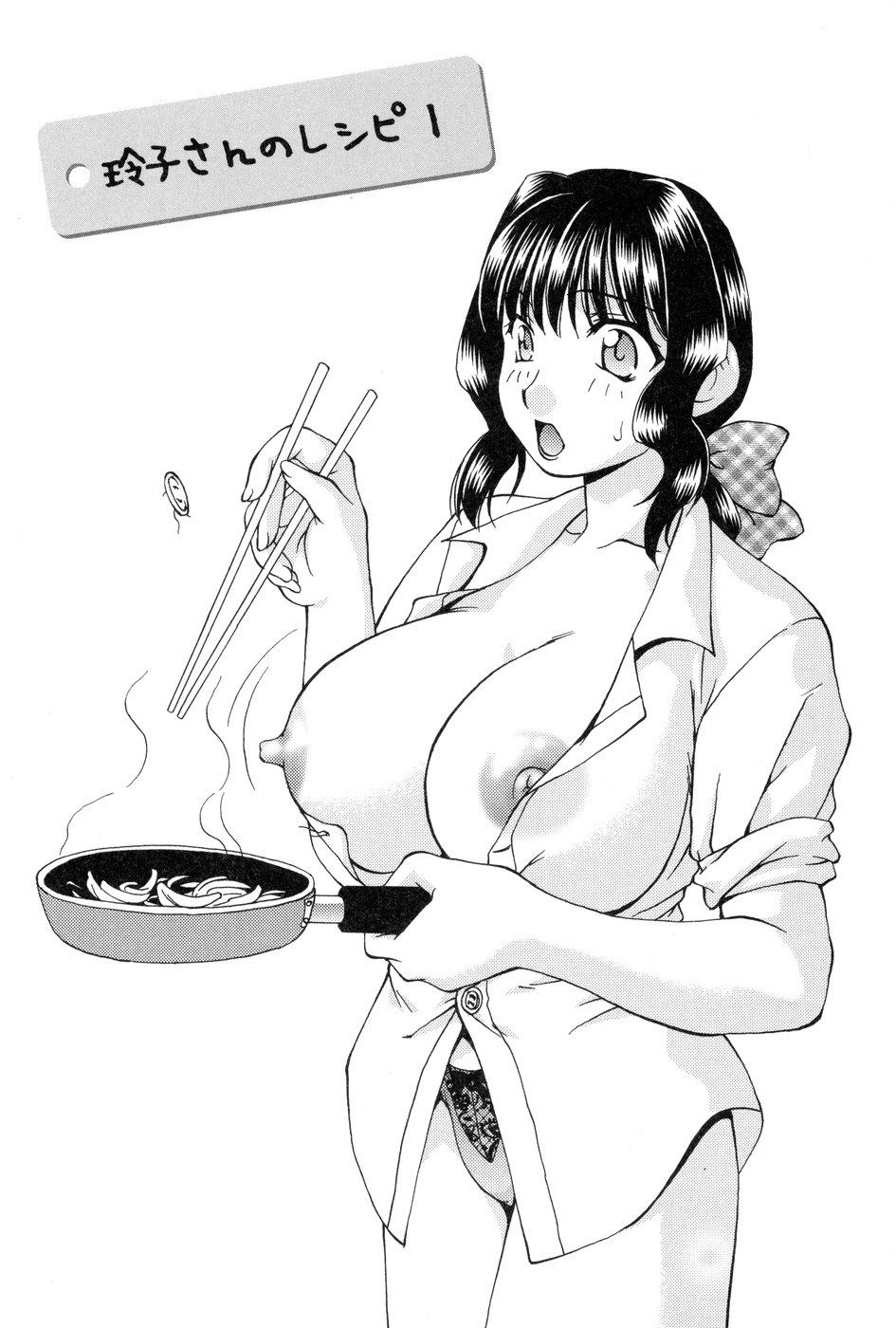 Nice Tits Reiko-san no Reshipi Asslicking - Page 6