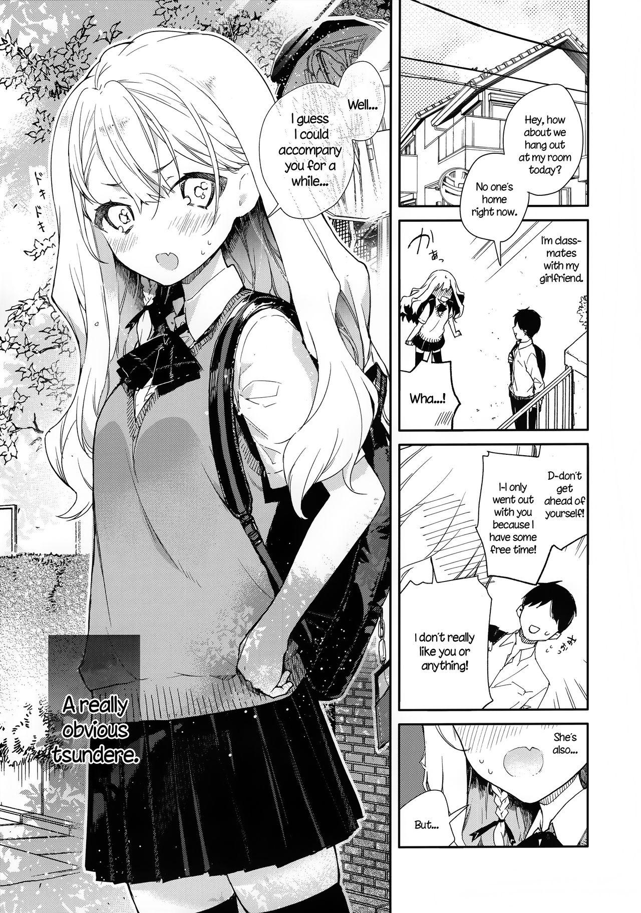 Blackmail Tsundere Kanojo ga Sunao ni Naru Made Ecchi - Original People Having Sex - Page 4