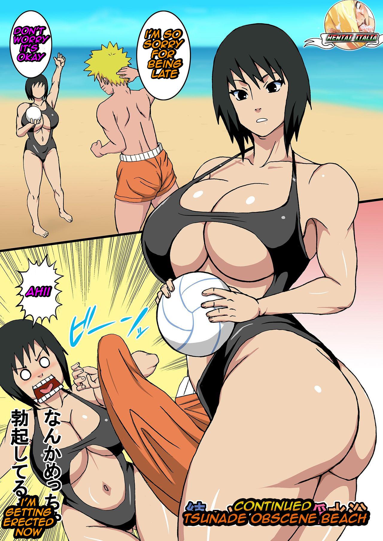 Stepbro After Tsunade Beach - Naruto Naked Women Fucking - Page 2