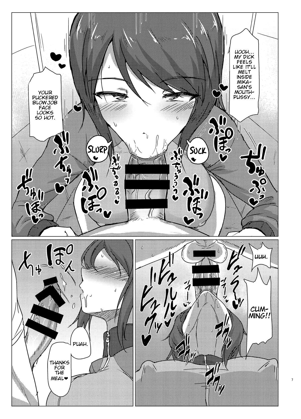 Footworship Mika-san to Toilet Sex - Girls und panzer Transvestite - Page 6