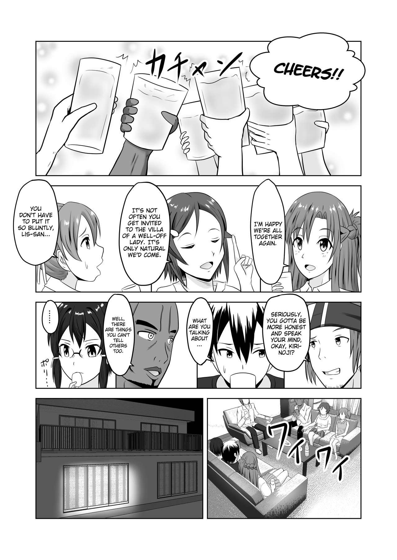 Gay Deepthroat Asuna no Ayamachi - Sword art online Famosa - Page 2