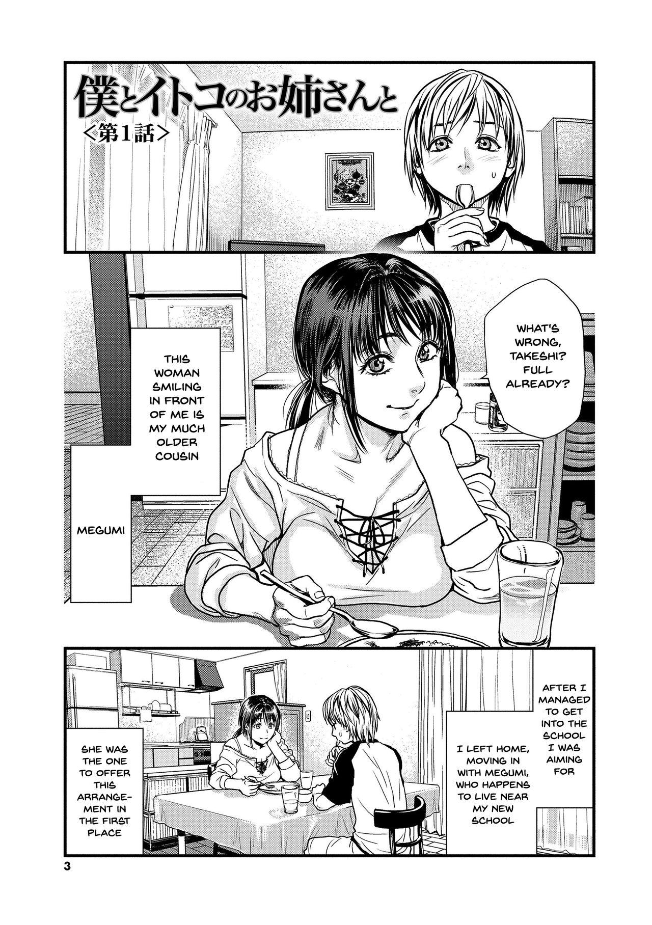 Spanish Boku to Itoko no Onee-san to | Together With My Older Cousin Fingers - Page 2