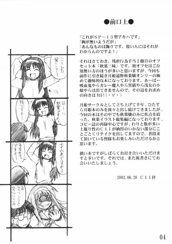 Anime Akiha Samadhi - Tsukihime Tetona - Page 3