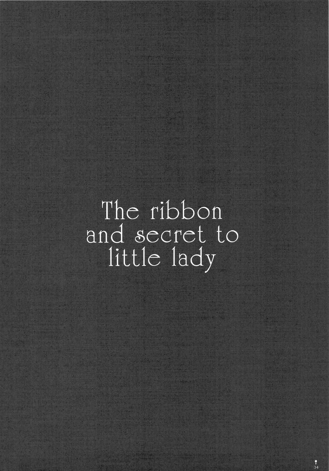 The ribbon and secret to little lady 36