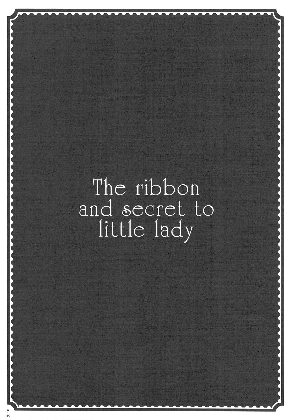 The ribbon and secret to little lady 50