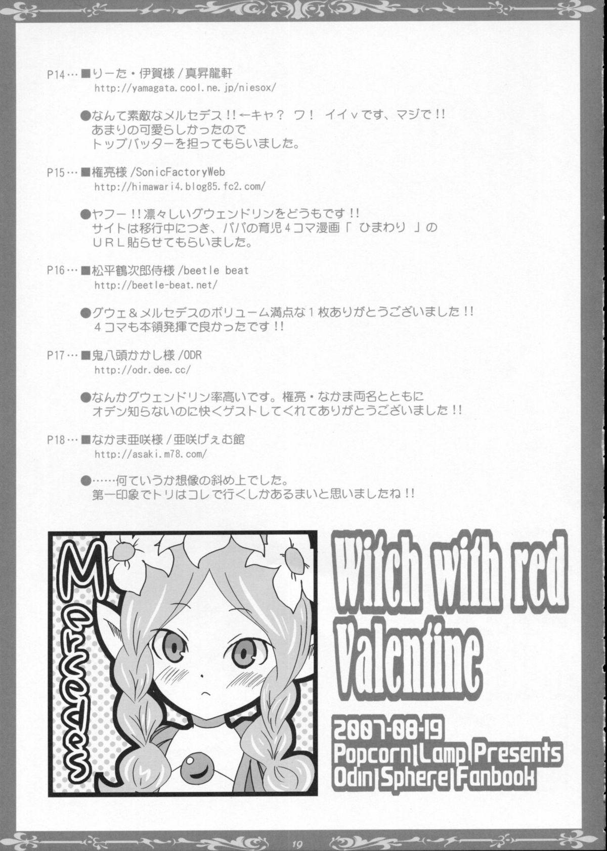 Witch with red Valentine 17