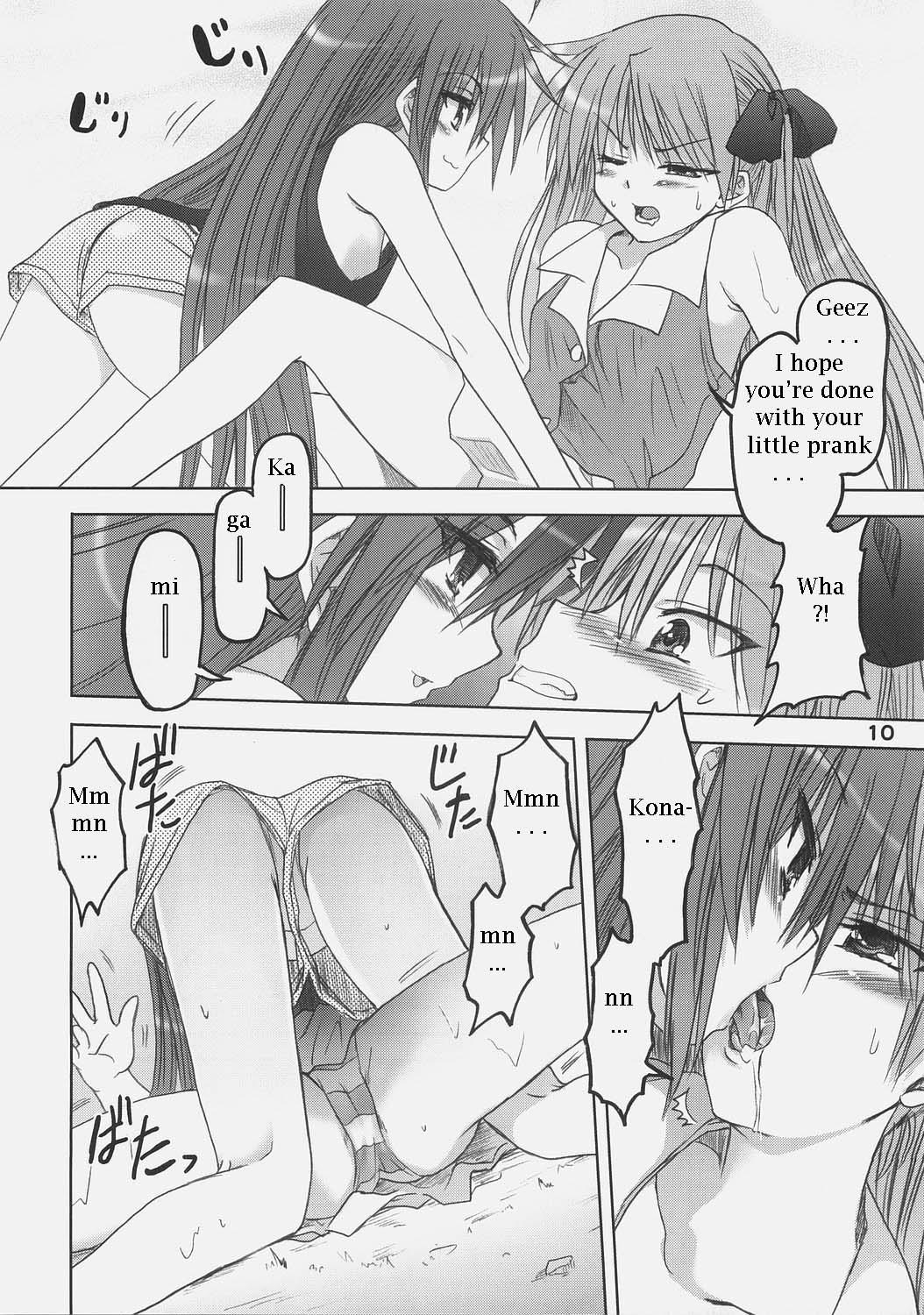 Amateur Sex Tapes Kagami no Ashi no Ura | The Soles of Kagami's Feet - Lucky star Gay College - Page 7