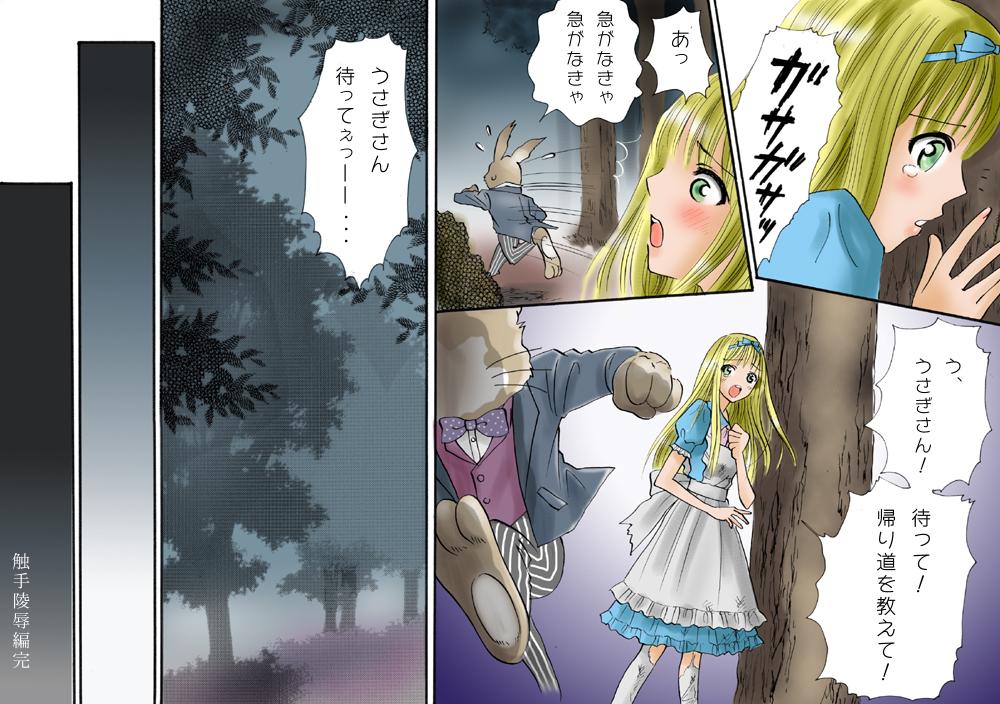 Caseiro Shokuniku Kyoshoku 6 - Alice in wonderland Tgirls - Page 41