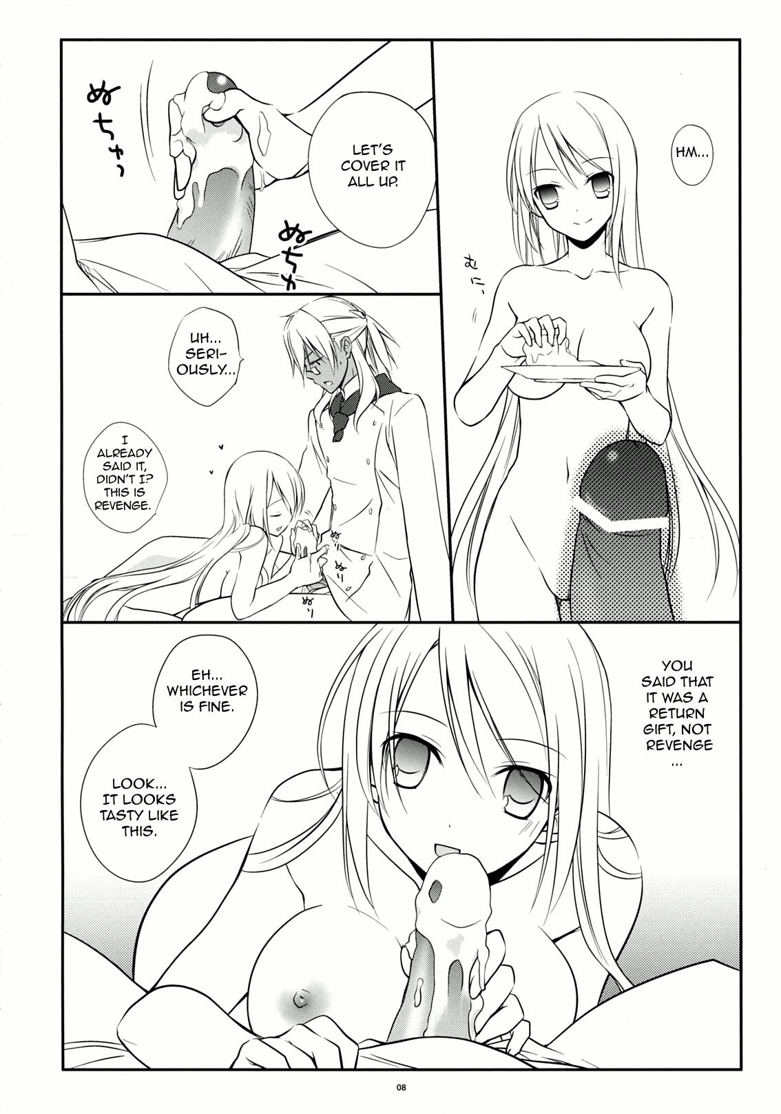 Pussy Licking Yukidoke Sugar - Wild arms 5 Leggings - Page 8