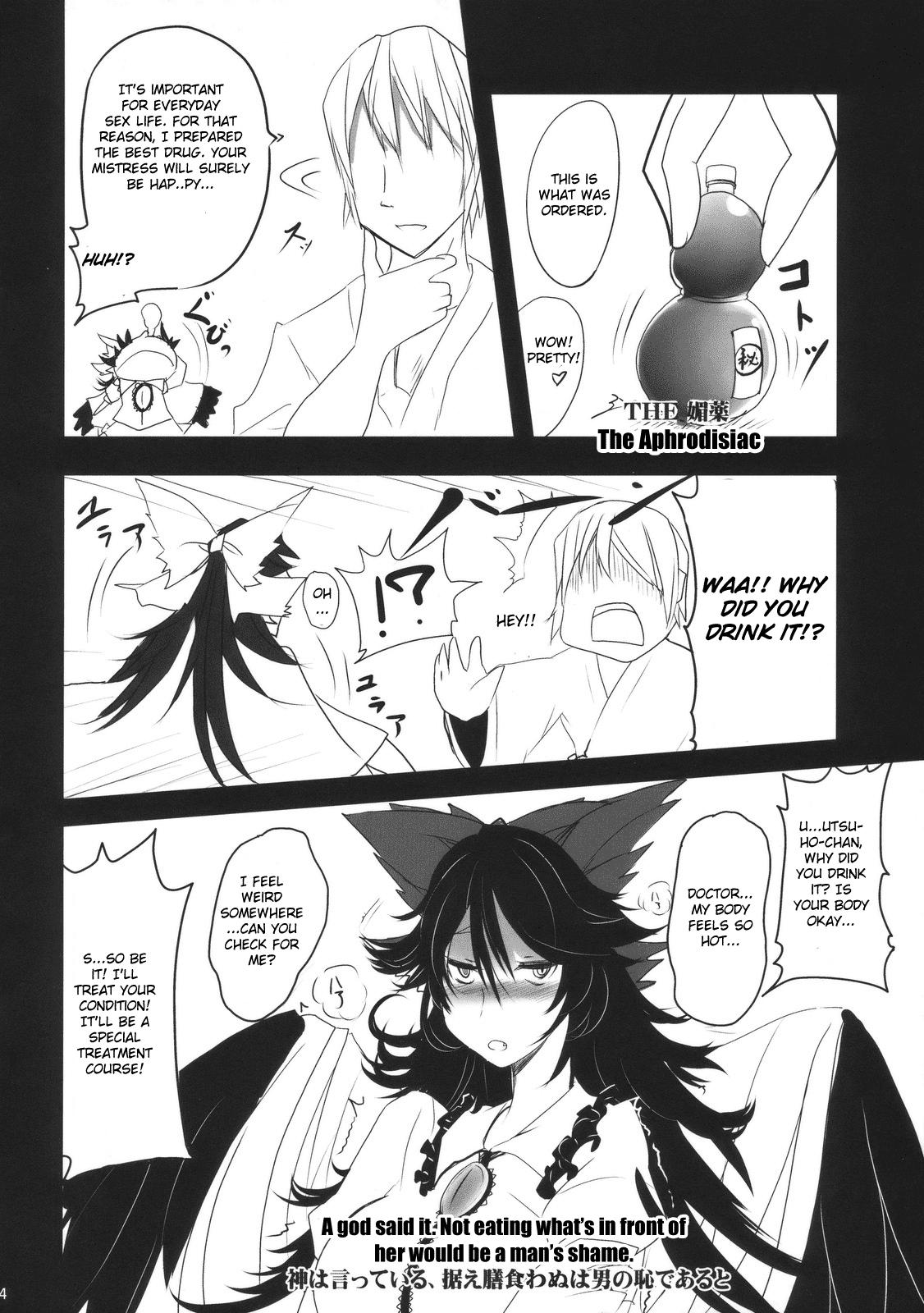 Reverse Cowgirl Hatsu Nama Fusion - Touhou project Fudendo - Page 4