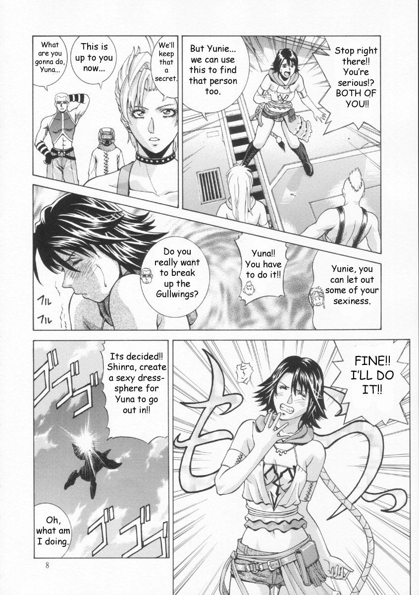 Beurette YUNA - Final fantasy x-2 Rub - Page 7