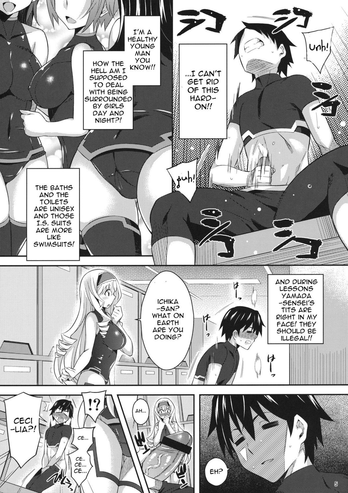 Close Up Into Shower - Infinite stratos Pee - Page 4