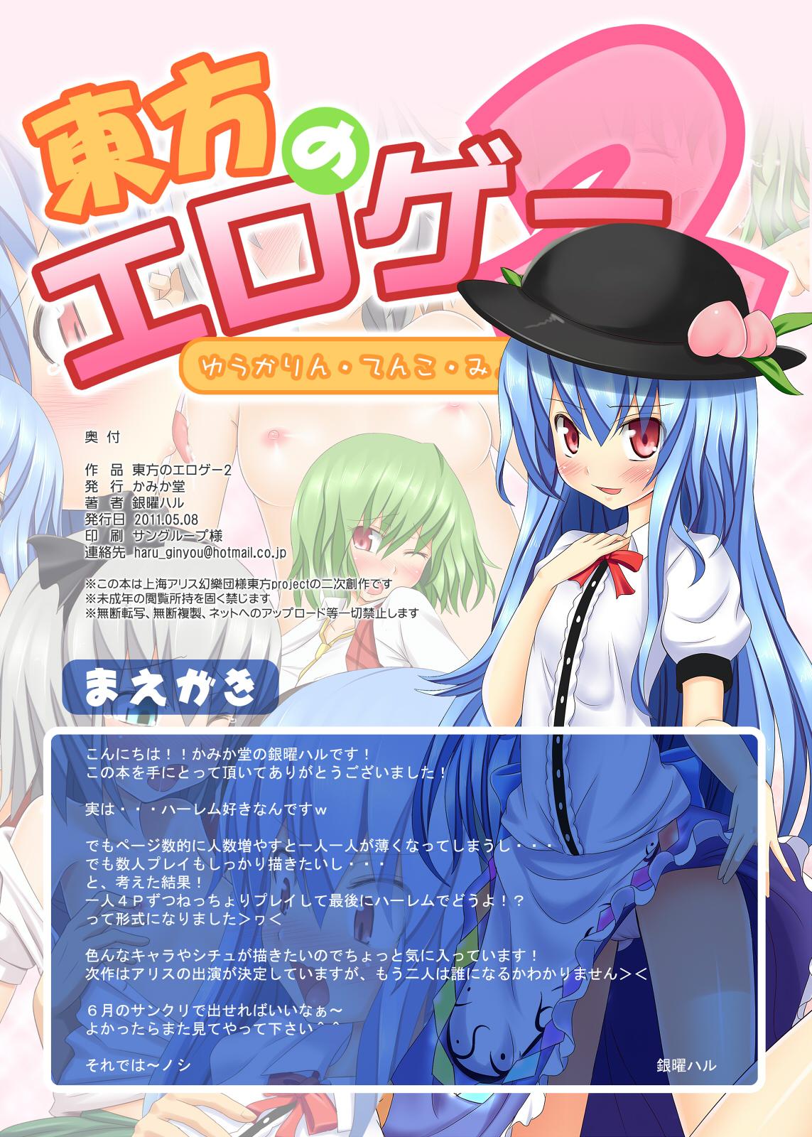 Celebrity Touhou no Eroge 2 - Touhou project Stretch - Page 2