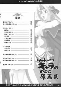 Softhouse Chara no Kuseni Gengashuu - Sudukuri Dragon & Level Justice 3
