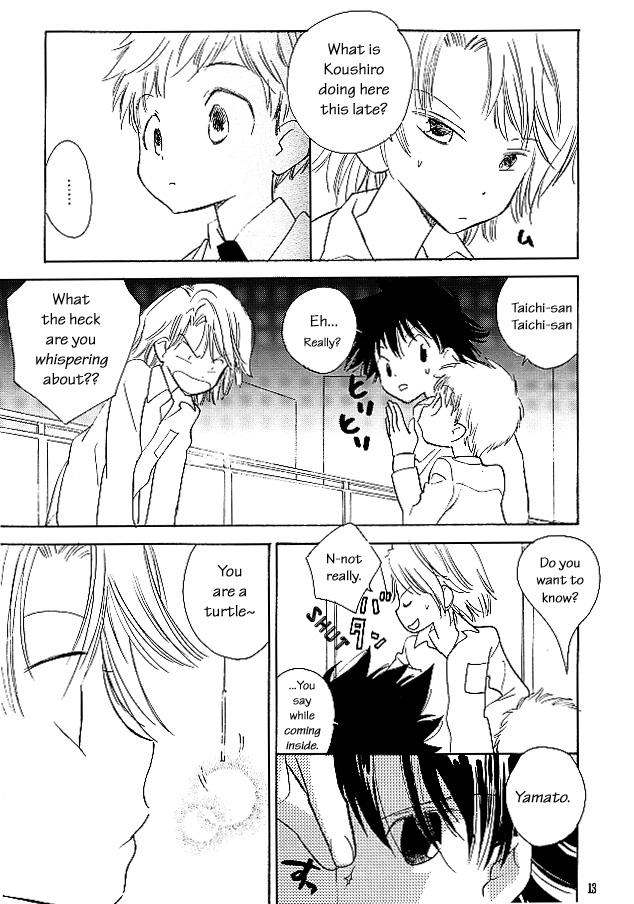 Cum Swallowing Magic Mirror Kiss - Digimon adventure Mama - Page 12