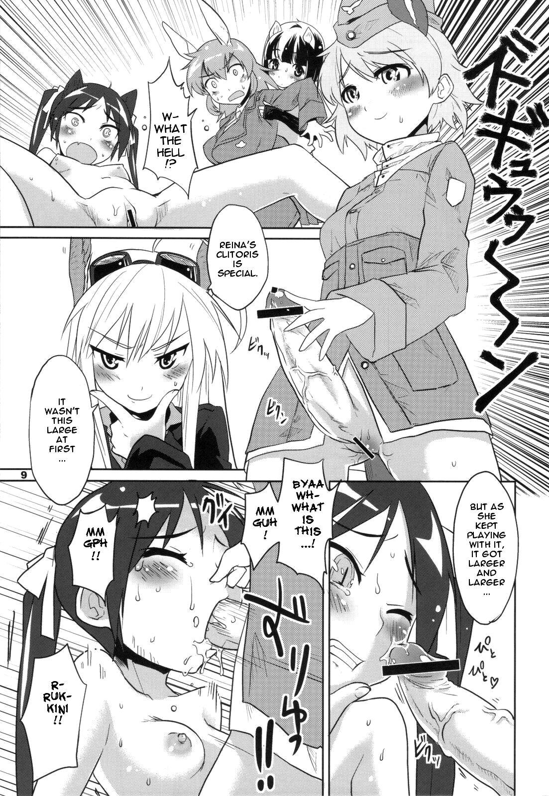 Menage PF☆ST - Strike witches Petite Girl Porn - Page 8