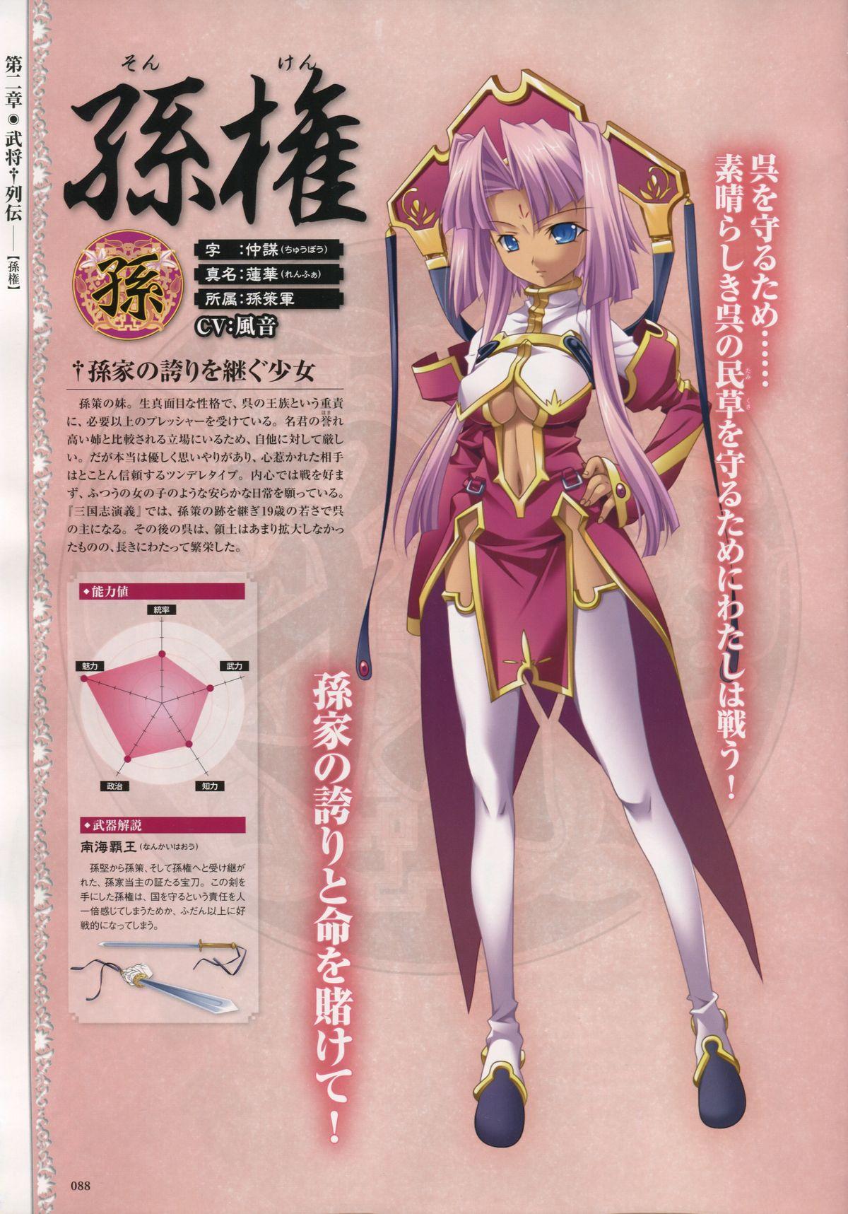 Shin-Koihime Musou Otome Ryouran Sangokushi Engi Perfect Visual Book 73