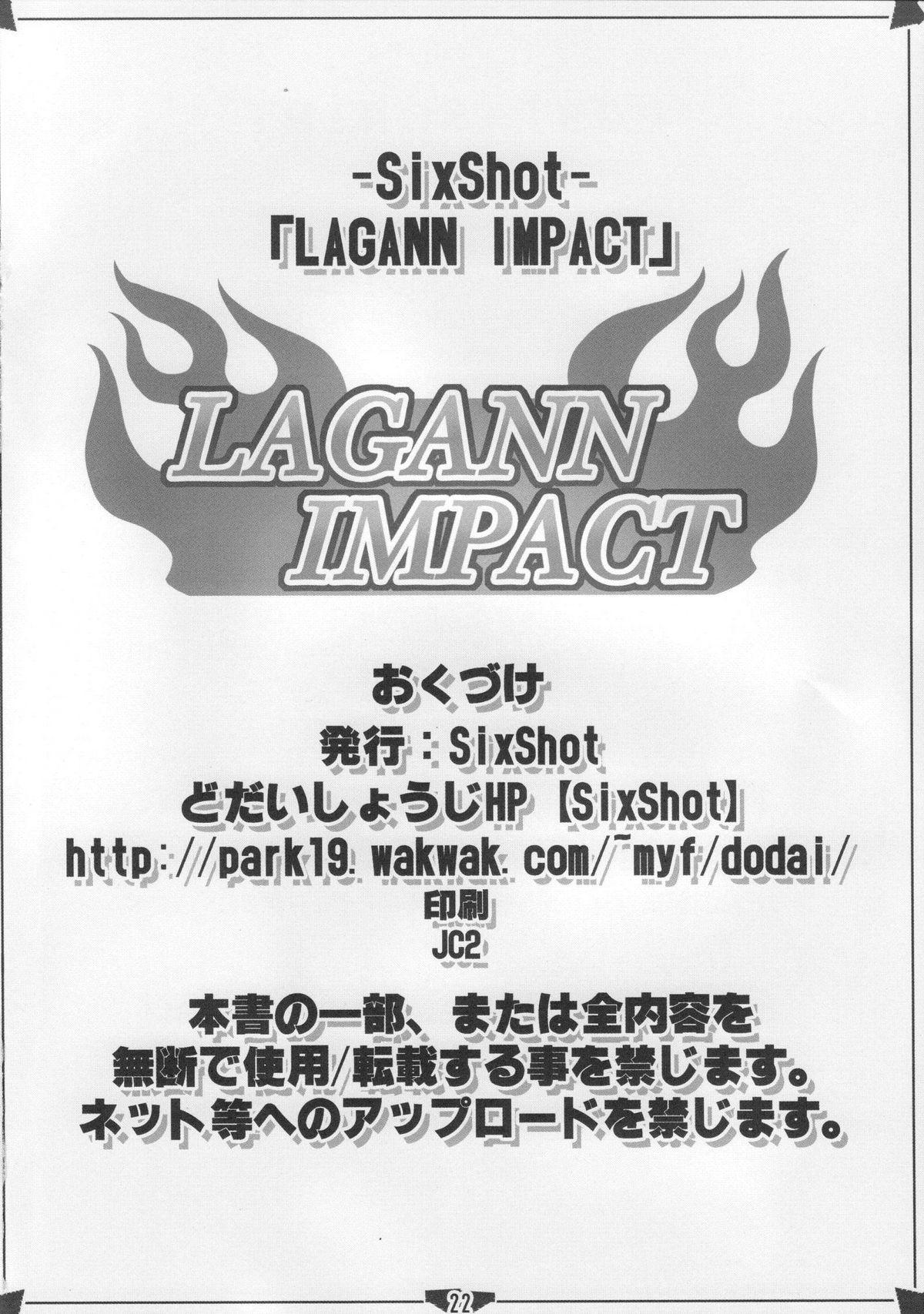 Perfect Teen LAGANN IMPACT - Tengen toppa gurren lagann Leather - Page 21