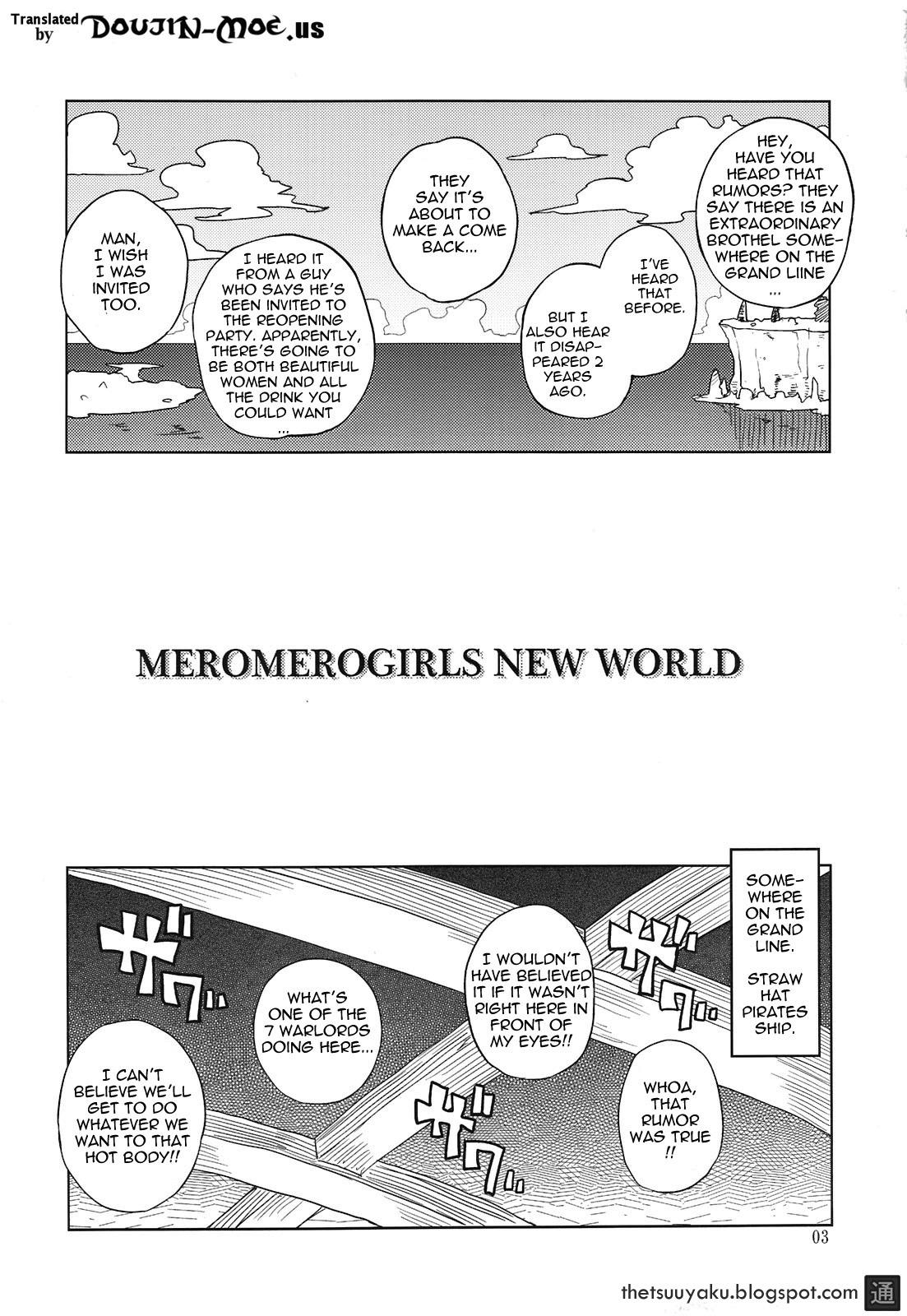 Free Fucking MEROMERO GIRLS NEW WORLD - One piece Puto - Page 2