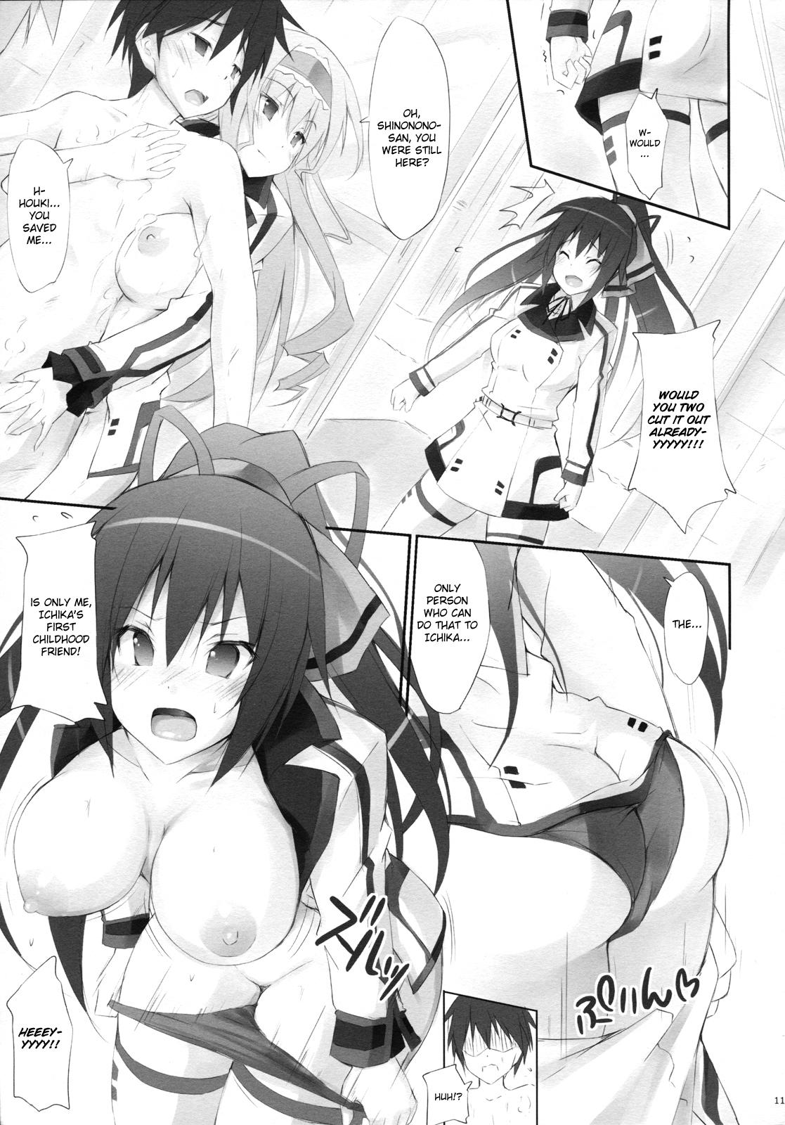 Gay 3some Purple Storm - Infinite stratos Gay Party - Page 10