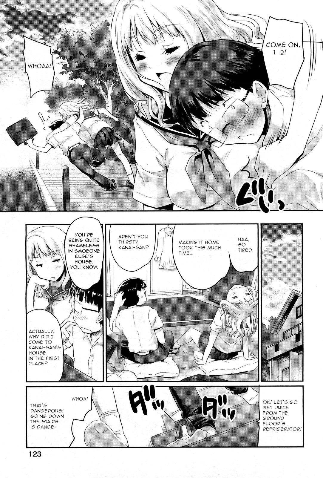 Orgasms Futari de Ippo | In One Step Gay Blondhair - Page 5