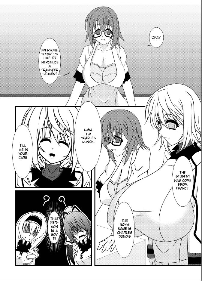 Playing With huge boobs like that how can you call yourself a guy? - Infinite stratos Cum On Face - Page 3