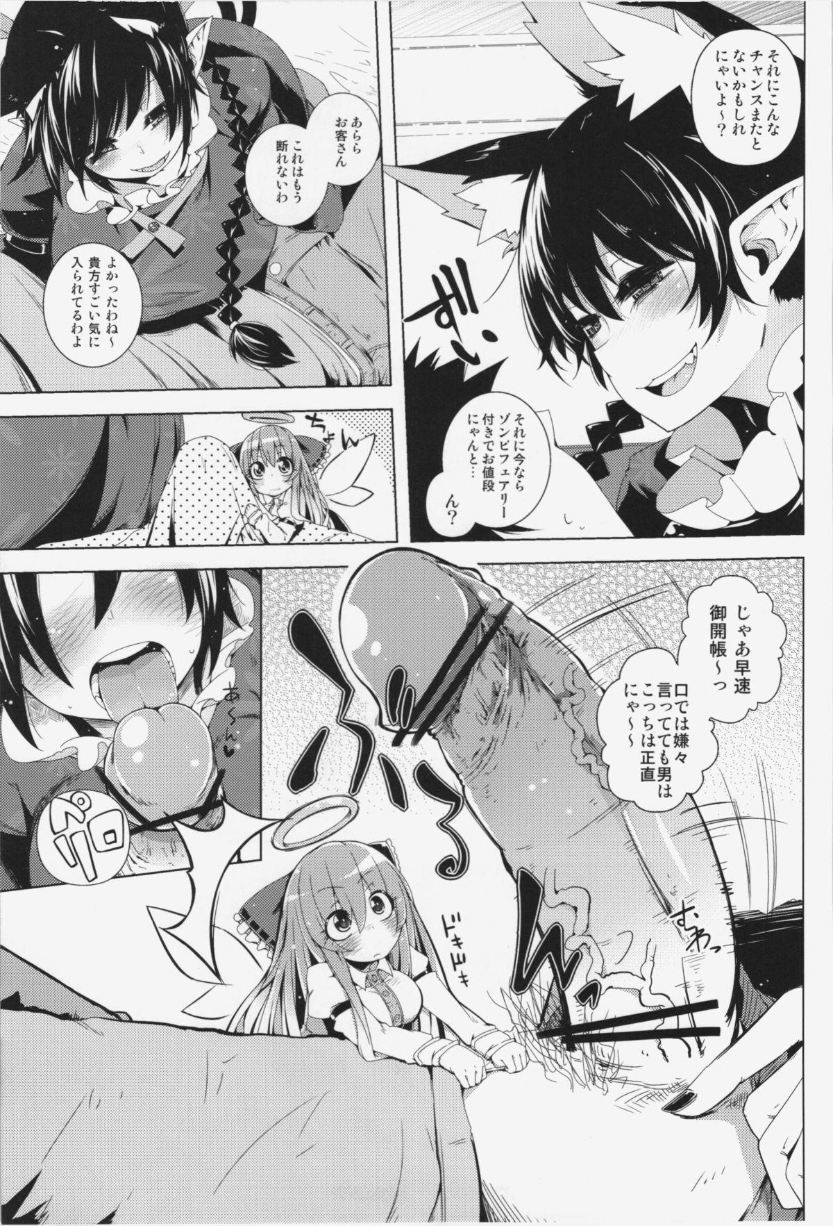 Anime Neko Jarashi - Green Cattail - Touhou project Plump - Page 5