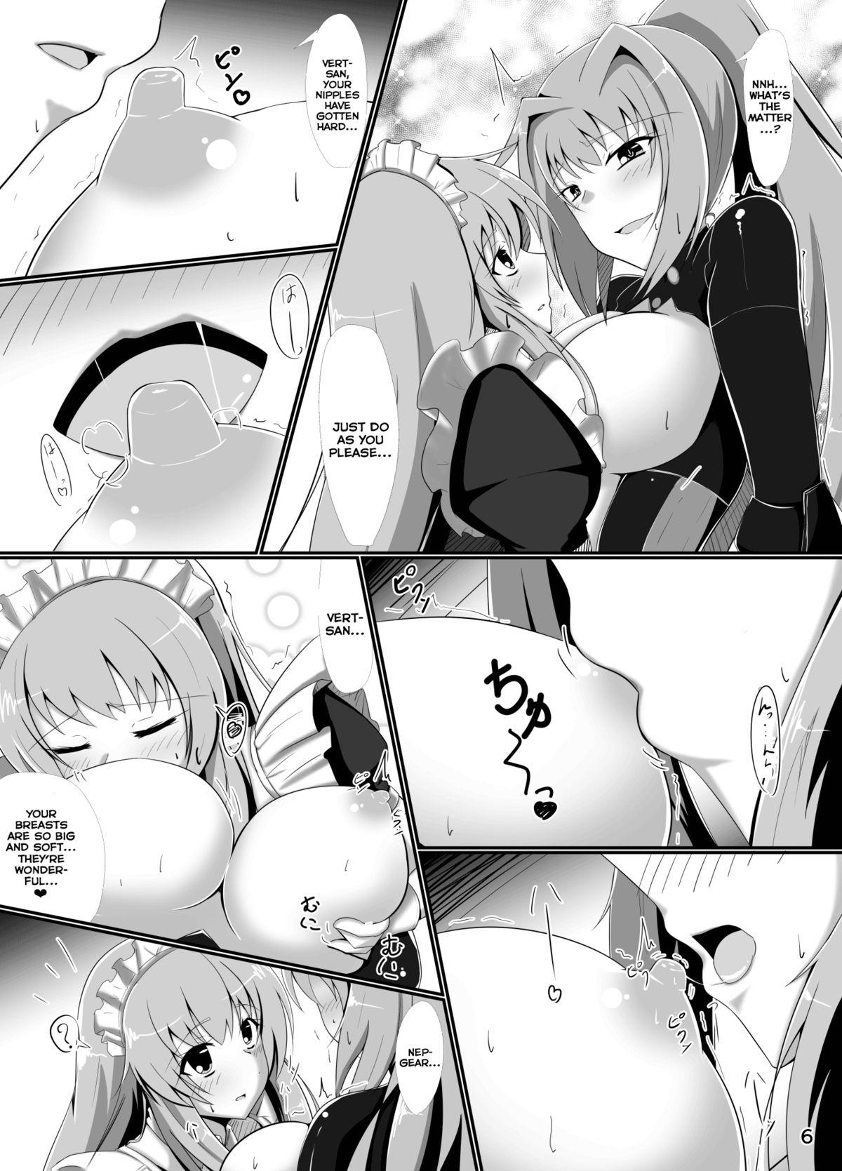 Best Blow Job Ever Hard Down VER.G - Hyperdimension neptunia Double - Page 5