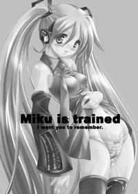 Miku is trained 3